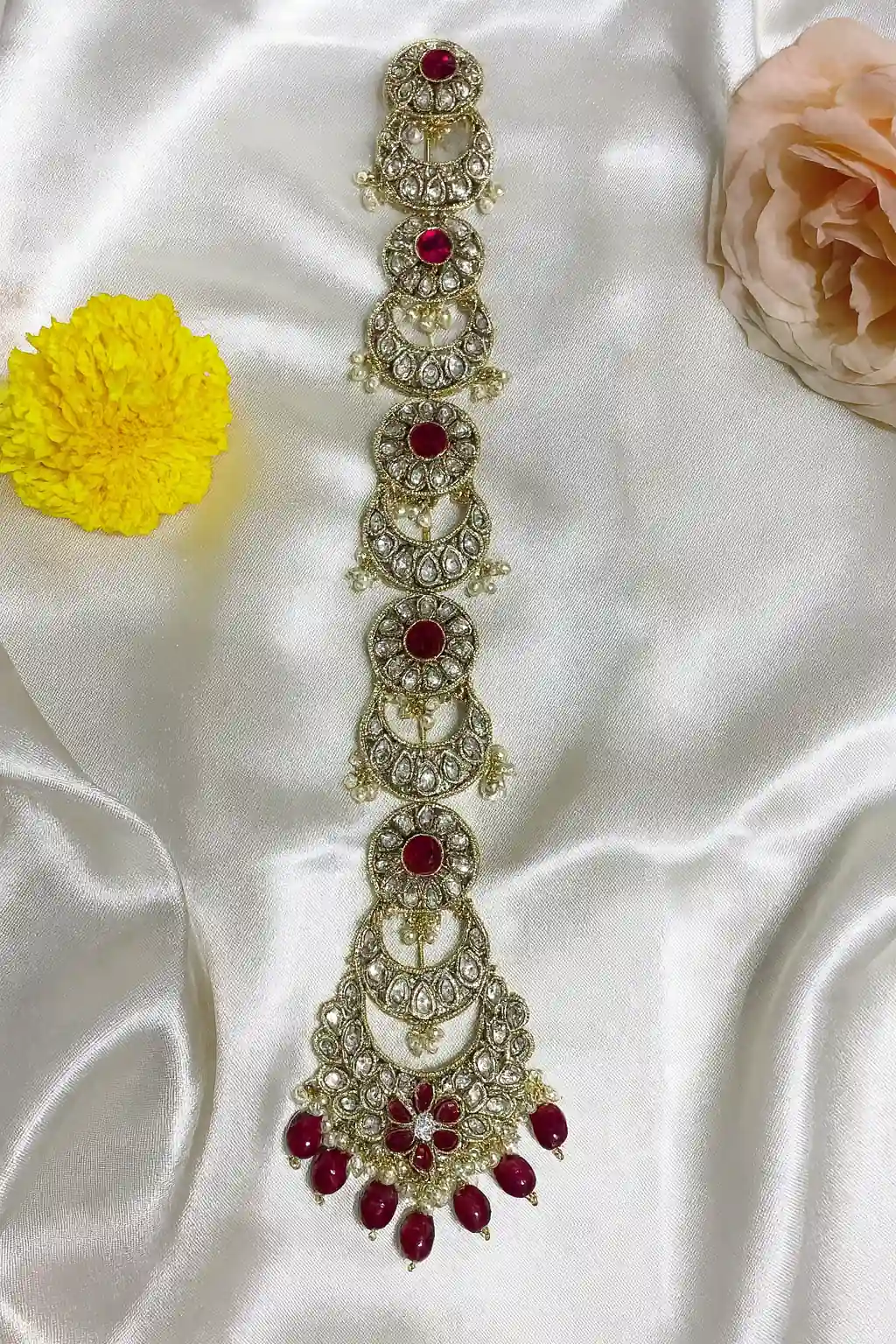 BUY KUNDAN CHOTI BRIDAL KUNDAN HAIR JEWELLERY ACC-CHOTI-001