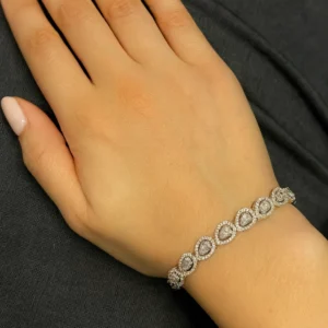 EAGLE JEWELLERS - AD BRACELETS BUY AMERICAN DIAMOND BRACELETS FOR WOMEN AT ONLINE BR-AD-002