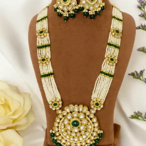 EAGLE JEWELLERS - SHAAHI KUNDAN LONG SETS / RANI HAAR LR-K-002