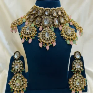 EAGLE JEWELLERS - PREMIUM KUNDAN BRIDAL JEWELLERY SETS ONLINE BRI-SK-020