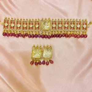 EAGLE JEWELLERS - CLASSIC PREMIUM MOSSAINITE CHOKER SET CH-MOS-004