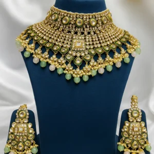 EAGLE JEWELLERS - PREMIUM KUNDAN BRIDAL JEWELLERY SETS ONLINE BRI-SK-015