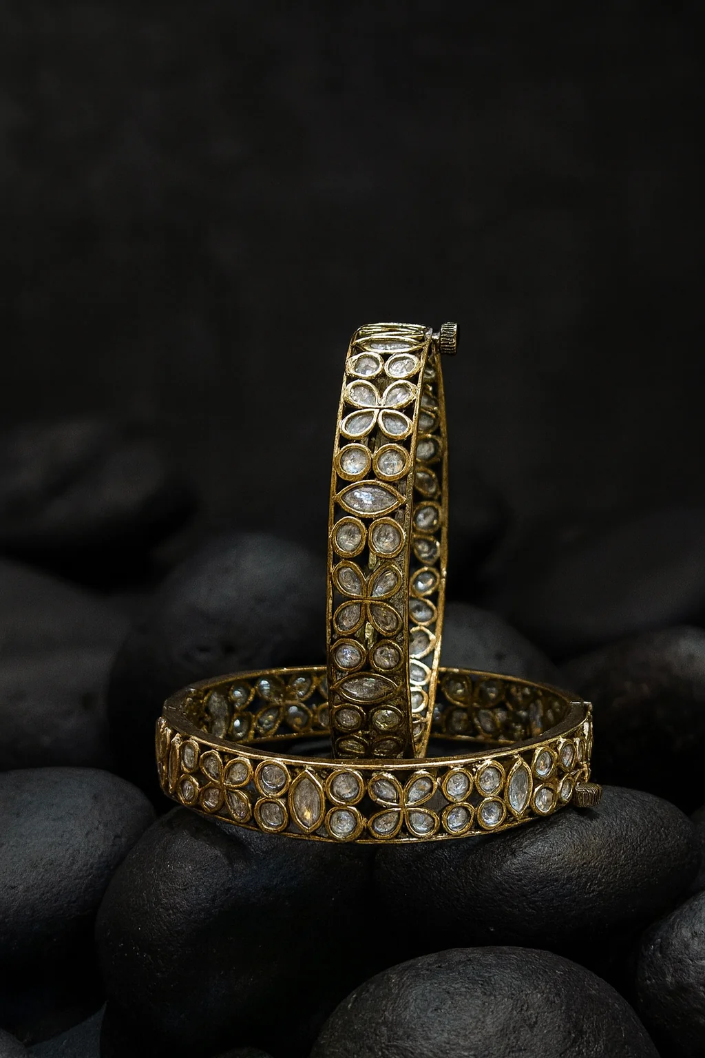 EAGLE JEWELLERS - MOSSAINITE BANGLES DESIGNER BNG-MOS-002 - Image 2