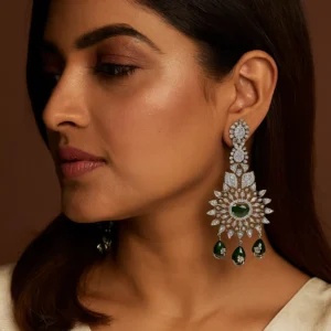 EAGLE JEWELLERS - JUST LIKE A DIAMOND AMERICAN DIAMOND EARRINGS ONLINE ER-AD-012