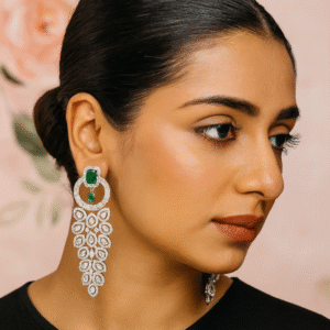 EAGLE JEWELLERS - JUST LIKE A DIAMOND AMERICAN DIAMOND EARRINGS ONLINE ER-AD-004