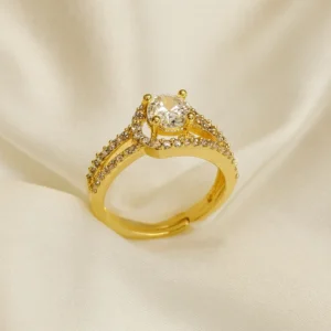 EAGLE JEWELLERS - PREMIUM AMERICAN DIAMOND FOR FEMALES RINGS RI-AD-013