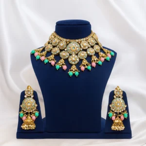 EAGLE JEWELLERS - PREMIUM KUNDAN BRIDAL JEWELLERY SETS ONLINE BRI-SK-017