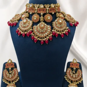 EAGLE JEWELLERS - PREMIUM KUNDAN BRIDAL JEWELLERY SETS ONLINE BRI-SK-021