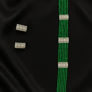 EAGLE JEWELLERS - BUY AMERICAN DIAMOND CHOKER SET ONLINE WITH EARRINGS CH-AD-011