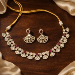 EAGLE JEWELLERS - VICTORIAN DELICATE NECKLACE SET NMOS-155