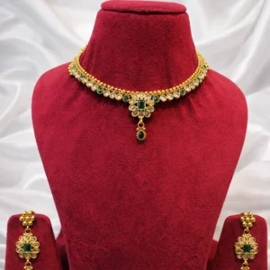 EAGLE JEWELLERS - ANTIQUE GOLD PLATED DHAROHAR COLLECTION NTP-027