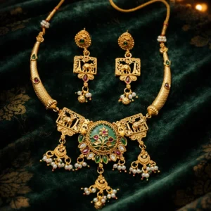 EAGLE JEWELLERS - THE ROYAL & REGAL HERITAGE NECKLACE SET COLLECTION NAG-055